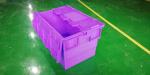Water - Proof 600*400*365 Mm Stacking Plastic Totes With Anti - Theft Button