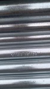 Wholesale 48.3mm Scaffolding Galvanized Pipe Plain / Threaded Ends 3.20mm Steel Scaffolding Tube from china suppliers