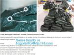 Green Waterproof pe plastic outdoor garden furniture covers,lounge bench covers