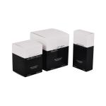 300g Coated Paper Packaging Perfume Box 1mm black color OEM