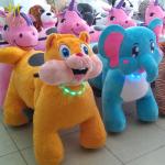 Hansel playground animal rocking ride coin operated animal scooter for sale