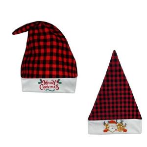Wholesale Custom Sublimation Christmas Santa Hats Blanks For Sublimation Printing from china suppliers