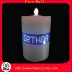 promotional ABS message LED Candle Lights for hotel, bar, plaza and mall
