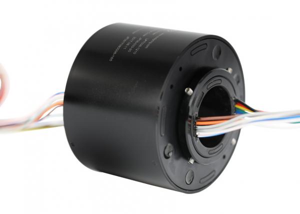 Quality 6 Circuits ID 12.7mm Through Bore Slip Ring with 10 Amps Per Circuit for sale