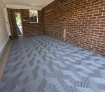 Outdoor Garage Tiles Interlocking Scratch Resistant Plastic Garage Floor Tile