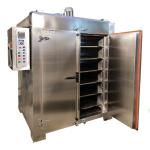 10 Stations White Exterior Hot Air Drying Oven with Double-layer Tempered Glass
