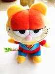 stuffed Garfield plush toy cat cool model have shine words bright looks loverly