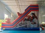 Commercial Grade Inflatable High Slide Spider-Man Hero Cartoon Figure Inflatable