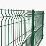 V Fold Welded Wire Mesh Commercial Fence Panel for 5.0mm Heat Treated Iron Wire