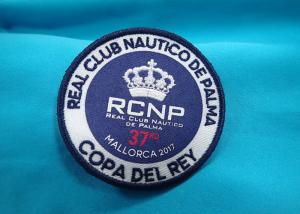 Wholesale Heat Press Badge Custom Embroidered Patches , Iron On Patch Applique For Clothing from china suppliers