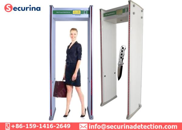 7'' LCD Display Archway Metal Detector Gate At Airport Walk Through Security