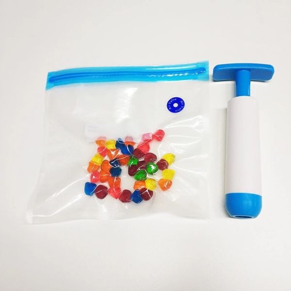 Food Grade Plastic Pouches Packaging Custom Clear Vacuum Bag Zipper Top Heat Seal