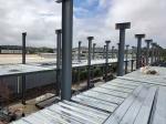 Galvanized C Light Steel Frame Workshop With Sliding Door