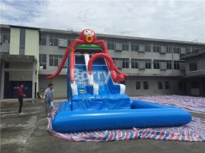 Wholesale Commercial Grade Octopus Inflatable Water Slide With Small Detachable Pool from china suppliers