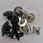 7/16" Aluminum Quarter Turn Dzus With 1" Large Head x.500 Sprint Car Silver for