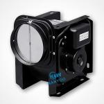 Black Metal Mini Multi Inlet 45W 200cmh Inline Duct Fan