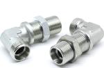 Pipe Lines Connect Galvanized Sheet Metric Male 90 Degree Elbow Adapter Hose
