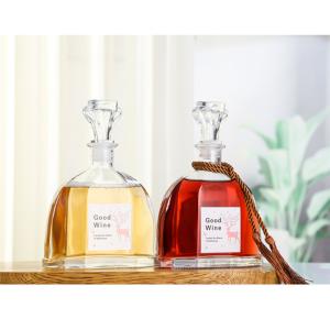 Wholesale Clear 300ml Vodka Glass Drink Bottles With Airtight Stopper from china suppliers