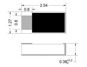 Wholesale 20W 50ohm Termination DC-18GHz BeO Chip Terminationsand 1.27*2.54mm from china suppliers