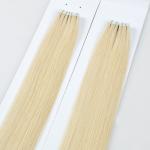 #60 Lightest Blonde Real Human Hair Tape In Extensions Straight Texture