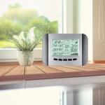 Large Screen Digital Weather Station With Outdoor Rain Sensor