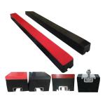 Abrasion Resistant UHMW-PE Rubber Slide Impact Bar For Belt Conveyor Mining