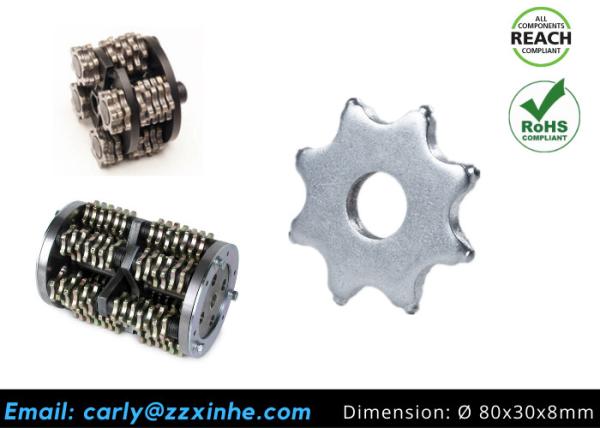 Concrete Grinders And Scarifiers Parts 8pt Carbide Cutter Flails For Remove