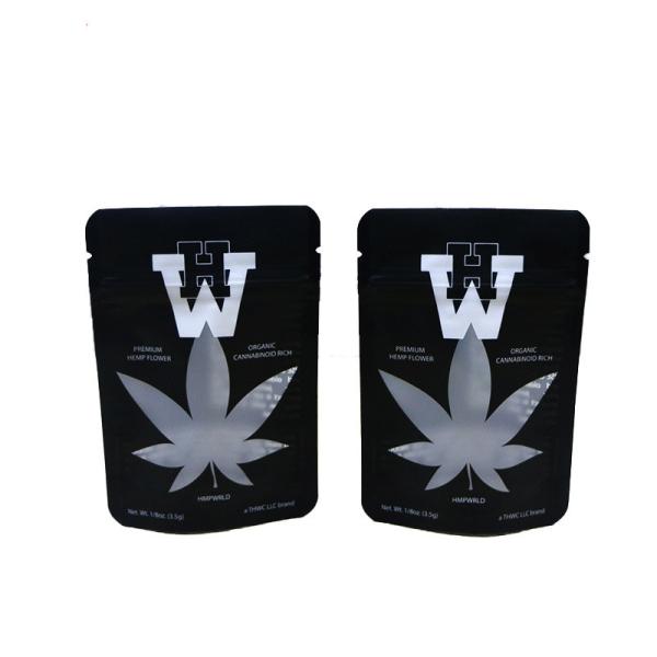 Matte Black Stand Up Aluminum Foil Zipper Zip Lock Bag Package Pouch Packaging
