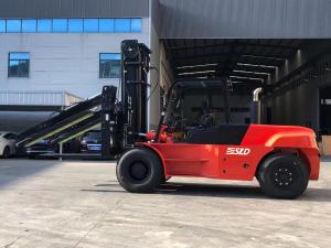 Wholesale FD120 3000mm Mast Lifting 12000kgs Heavy Lift Forklift For Front Or Rear Wheel Steering from china suppliers