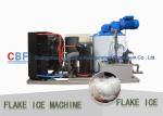 25 Hp Semi Hermetic Compressor Flake Ice Machine -5℃ ice temp 5 ton / day