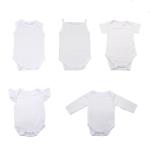 Colored Baby Sublimation Bodysuit Romper For Sublimation Photos Printing