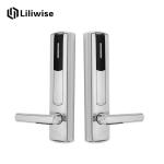Golden Hotel Room Door Locks With LED Indicating Light 285mm * 70mm