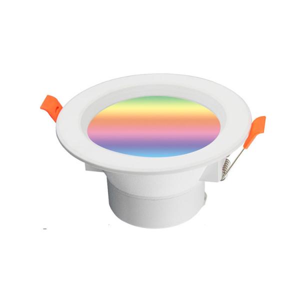 120lm/W RGBW 3CCT Dimmable Recessed Downlight With 20-72W, 95-98Ra For Home