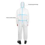 Lamination Zipper Non Woven Disposable Protective Coverall