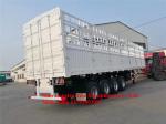 4 Axles Heavy Duty Semi Trailers 50t Fence / Barrier Type Semi Trailer Fuwa