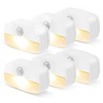 LED Motion Sensor Light Battery Operated Wireless Wall Lamp Night Light No Glare