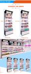 Cosmetics Store Metal Floor Display Racks Floor Standing Stable Structure