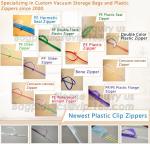 Vaccuum Double Zipper Seal, Slider Zipper Seal, Plastic Zipper, Zipper Extruder