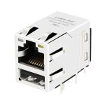LPJU3836AONL 1000 Base-T RJ45 Magjack with Single USB Tab Up Orange&Green/Yellow