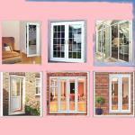 Tilt And Turn UPVC Casement Window Open Inside ISO Certificated