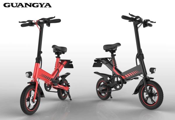 Multifunctional Aluminum Folding Electric Bike 14'' Mobile App Software