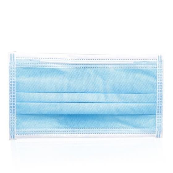 Biodegradable Earloop Medical Mask , 3 Ply Non Woven Face Mask Ultrasonic