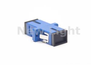 Wholesale Blue Color SC Fiber Optic Adapter Single Mode Simplex For Fiber To The Home from china suppliers