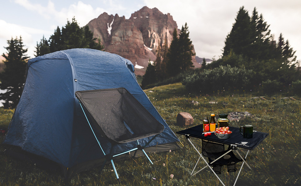 0.85kg 1680D Oxford Folding Camping Picnic Table