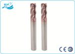 Hardness 55 / 60 / 65 Corner Radius End Mill , 4 Flute End Mill