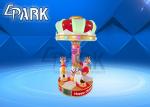 CE Amusement Game Machines , Central Park Happy Kiddie Carousel Ride 3 People