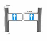 SPCC Supermarket Entrance Gate Single Directional / Bi-Directional