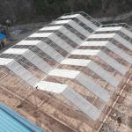 Single Layer Stable Structure Poly Tunnel Greenhouse for Agricultural Retractabl