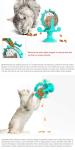 Slow Feeding Interactive Spinner Cat Toy
