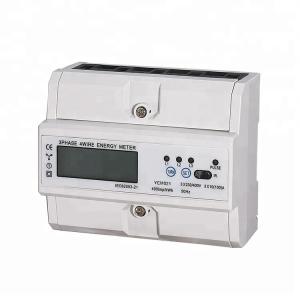 Wholesale Din Rail Three Phase Modbus Digital Kwh Meter Smart Electric Meters With RS485 from china suppliers